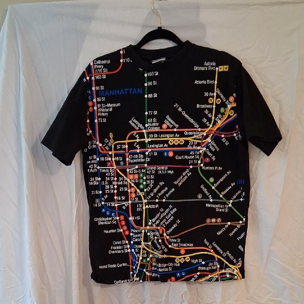 Urban Map Graphic Men's Tee